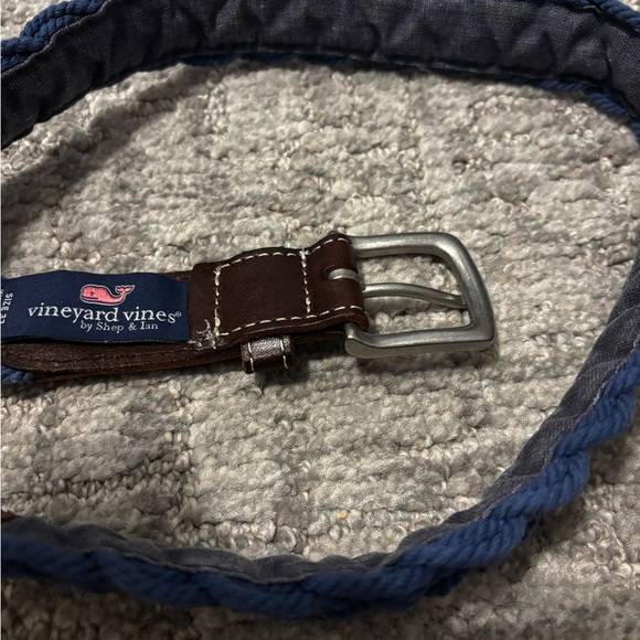 Vineyard Vines Blue Braided Belt | Size: 32 - Picture 6 of 6
